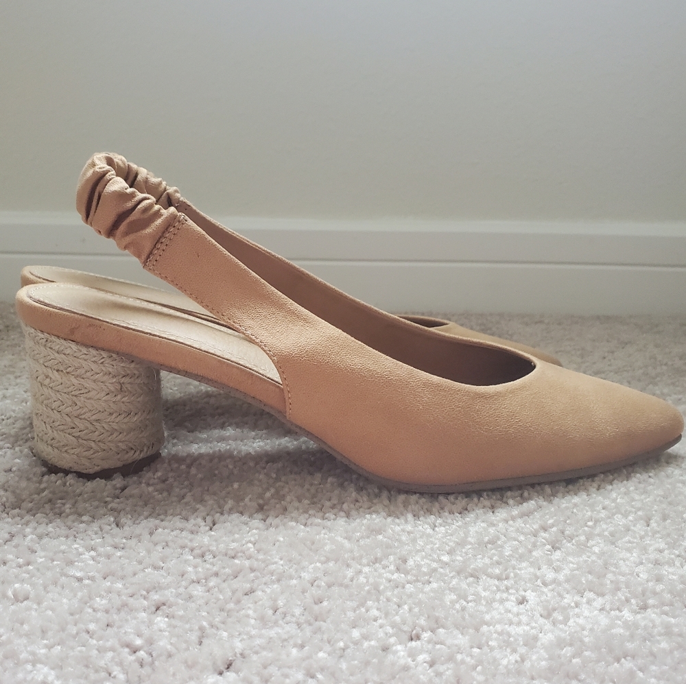 Like New Espadrille Heels Size 10
